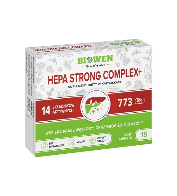 Hepa Strong Complex+ 15kaps. [BLISTRY]