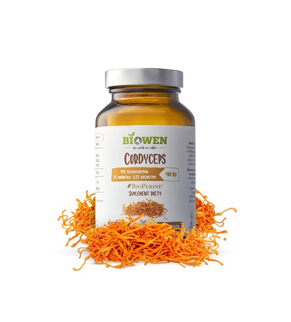 Cordyceps kapsulki - 400mg - 90kaps.