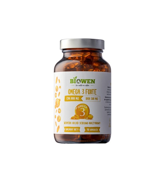 Omega 3 Forte - 1000 mg EPA, 500 mg DHA - 90 kapsu