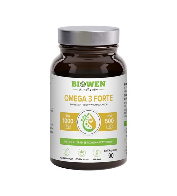 Omega 3 Forte - 1000 mg EPA, 500 mg DHA - 90 kapsu