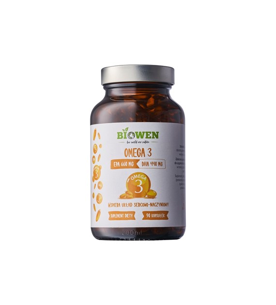 Omega 3 - 660 mg EPA, 440 mg DHA - 90 kaps