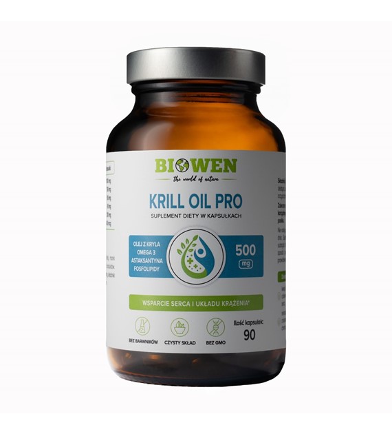 Krill Oil Pro - olej z kryla - 90 kapsułek